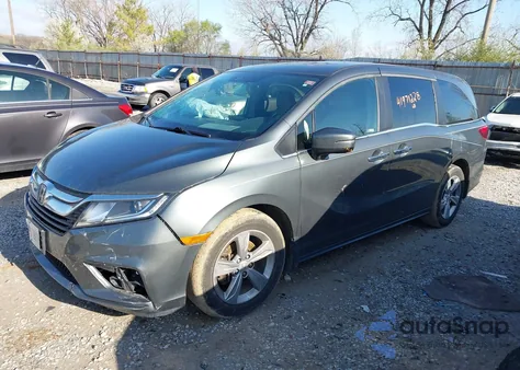 2018 Honda Odyssey Ex-L из США, поврежденный, VIN 5FNRL6H75JB068929